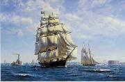 unknow artist Seascape, boats, ships and warships. 111 Sweden oil painting artist